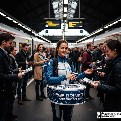 Flache Bauform für maximale Sichtbarkeit. Der Kunde soll die Ware sofort sehen, nicht erst, wenn er direkt vor dem Vendor-Bauchladen steht.