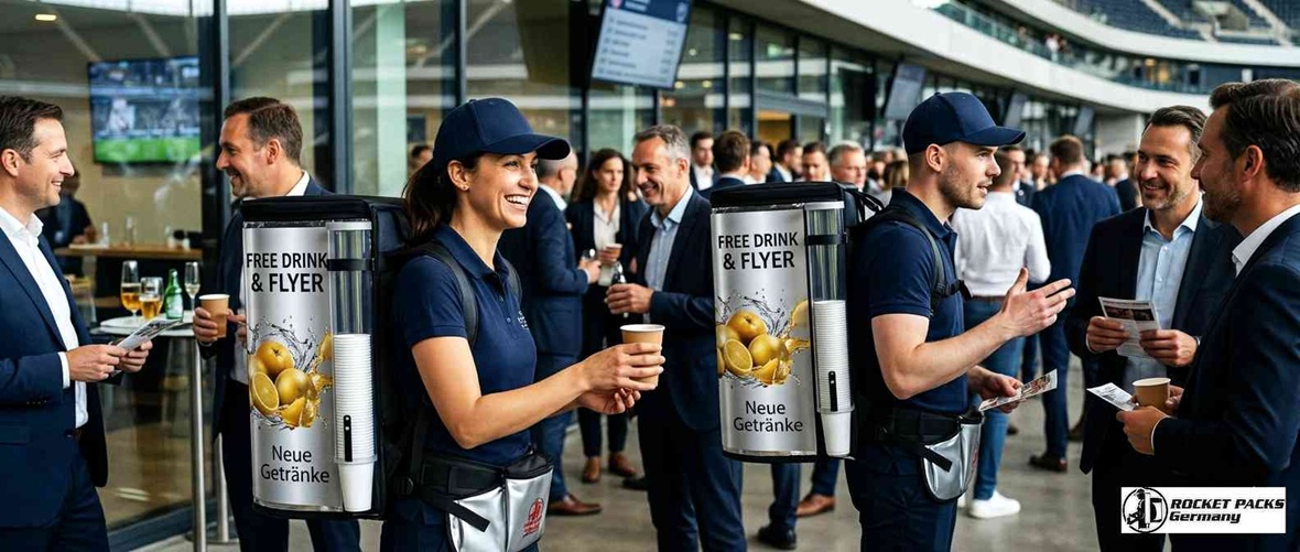 Formular für Anfragen zu Sampling-Bauchläden zur Käufer-Aktivierung; Profi-Ausrüstung für Werbeagenturen am Street Parade Event Zürich.