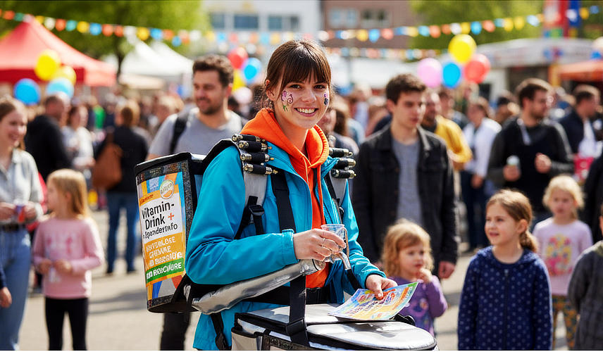 Innenansicht eines tiefen Modells, das genug Platz für schwere Warenproben bietet, ohne dass das Material sich durchbiegt für Jause / Brettljause