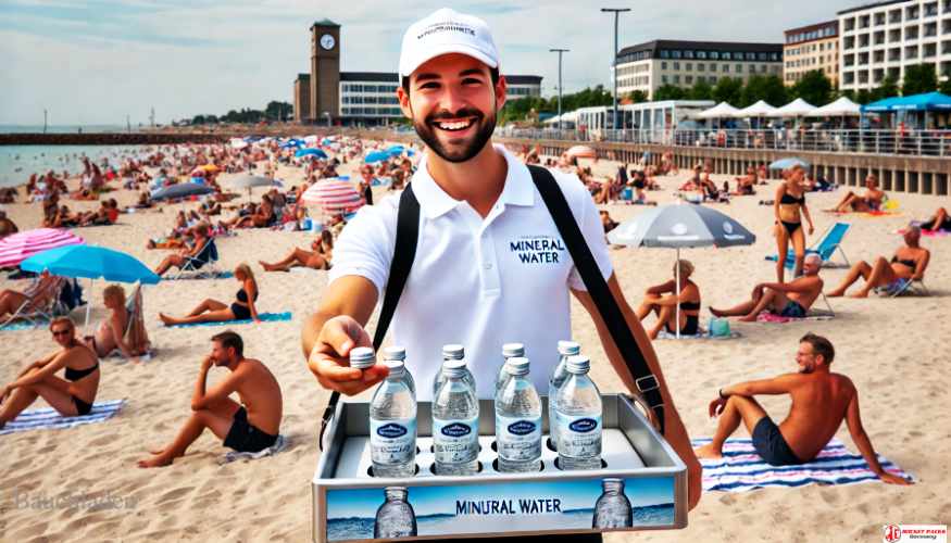 Kombination aus Cross Promotion und On Pack Sampling Bauchladen bei Weinfest Klagenfurt, mit aktivierender Shopper Aktivierung und Produktpräsentation.