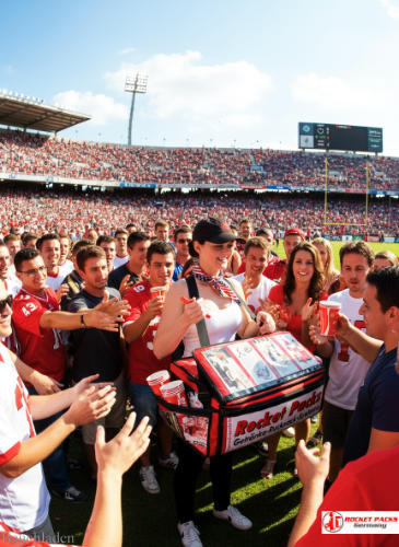 Eiscreme-Bauchladen auf Wuppertaler Stadtfest – Verkostungsaktion im Sommer.