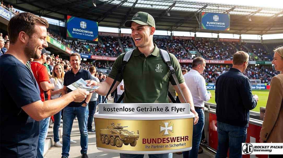 Innovative Food & Beverage Solution mit einem mobilen Bauchladen für das Catering beim Luzerner Seenachtfest.