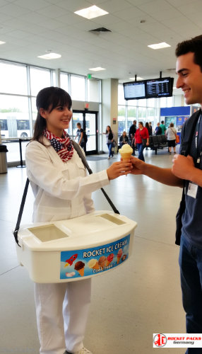 Getränke Bauchladen beim Seepark Festival in Zug Zitronenlimonade & Wasser