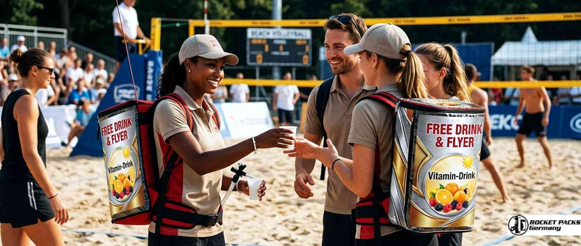 Isolierter Eis-Bauchladen für den mobilen Speiseeis-Verkauf; Thermo-Inhaltspflege für optimalen Eiskonsum bei Sommer-Events.