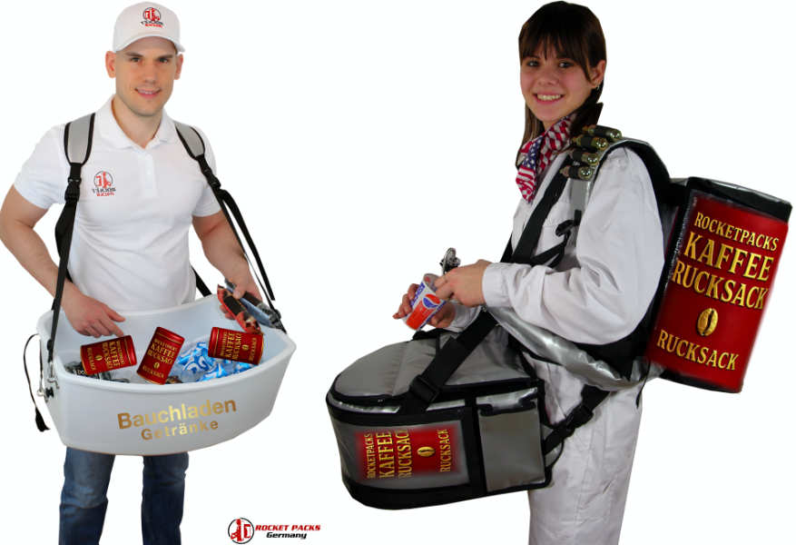 Günstiger Kaffee Bauchladen für Messe und Promotion mit isoliertem Kühlfach, leichtem und robustem Design, verstellbarem Tragegurt und viel Stauraum – ideal für mobilen Verkauf auf Events und Straßenfesten ��❄️��.