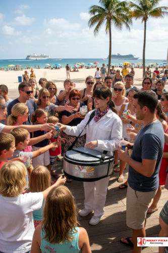 Lebensmittel-Bauchladen auf Basler Foodmarket – Live-Verkostung und Kundenbindung.