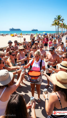 Lebensmittel-Bauchladen auf St. Pöltener Weihnachtsmarkt – Live-Erlebnis am POS.