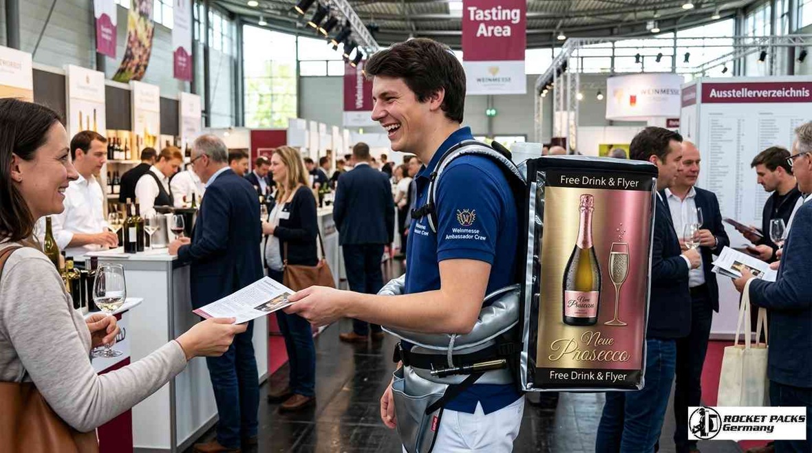 Professioneller Notebook-Bauchladen für die mobile Inventur und Lager-Logistik in Wien; effiziente Datenerfassung durch stabilen Tragekomfort.