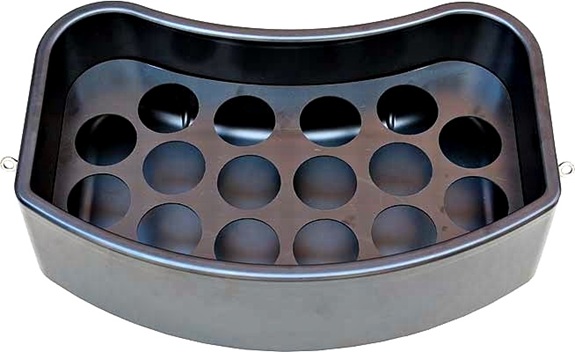 Loch Einlage für Bierdosen und Flaschen, Getränkeshopper Wernesgrüner. Nürnberger Christkindlesmarkt!