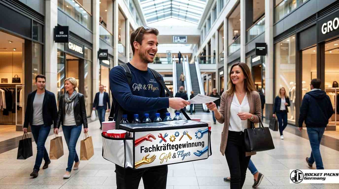 Bauchladen manufacturimg: Modell Klassik mit ergonomischem Tragesystem für den täglichen Einsatz im mobilen Straßenverkauf.