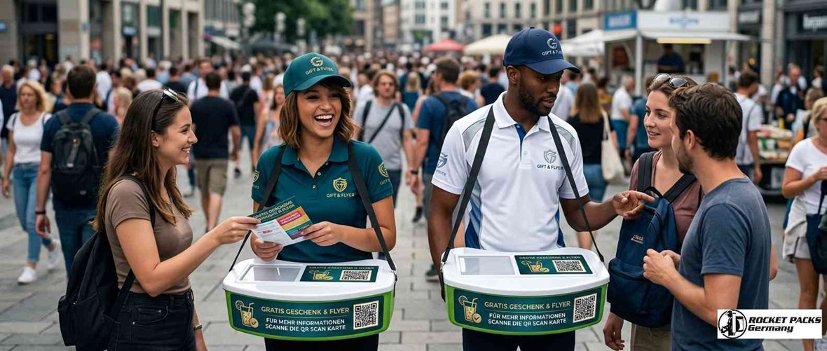 Eisbauchladen Hersteller Deutschland: Profi-Modell mit individuellem Branding für Markenbotschafter zur Shopper-Aktivierung bei Marken-Events.