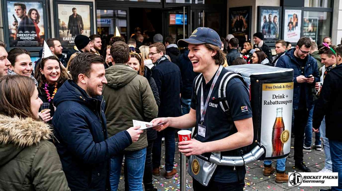 Bauchladen Hersteller Deutschland: Modell Sampler für Promotion-Profis; langlebige Komplettlösung für internationales Eventmanagement.