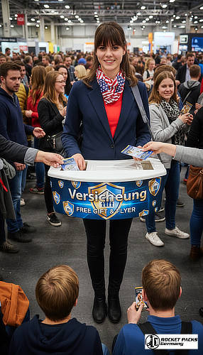 Unübersehbare Präsenz in der Einkaufszone. Die breite Front dient als mobiler Point of Sale und sorgt für maximale Sichtbarkeit der Marke.