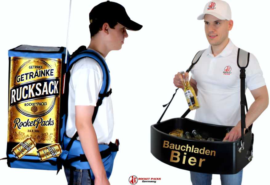Textil Bauchladen für Werbeartikel und Giveaways mit mehreren Fächern, individuell bedruckbar, leichtem Material und verstellbarem Tragegurt – perfekt für Promotion-Events, Messen und Straßenaktionen ��.