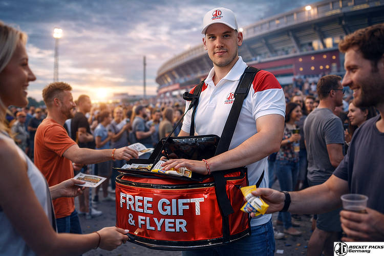 Visual Merchandising direkt am Körper. Der Verkäufer wird zum Eyecatcher. Wer gesehn wird, verkauft auch – so einfach ist das Prinzip hinter diesem Store Konzept.