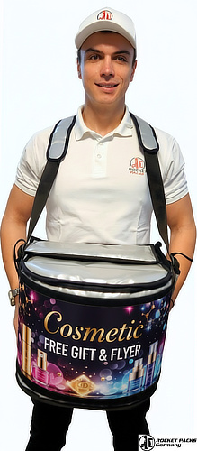 Belastbare XL Bauchladen Trageeinheit für Großveranstaltungen in Wien; verstärktes Gurtsystem für hohe Traglasten bei Live-Events.